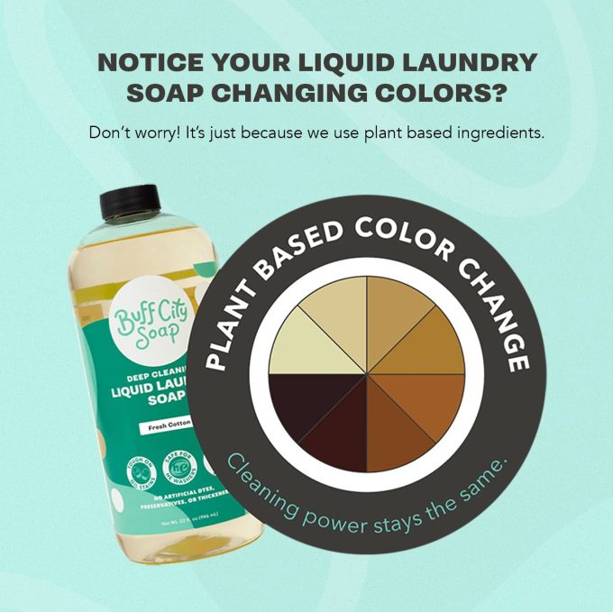 Aloe + Clover Liquid Laundry Soap - Image 9